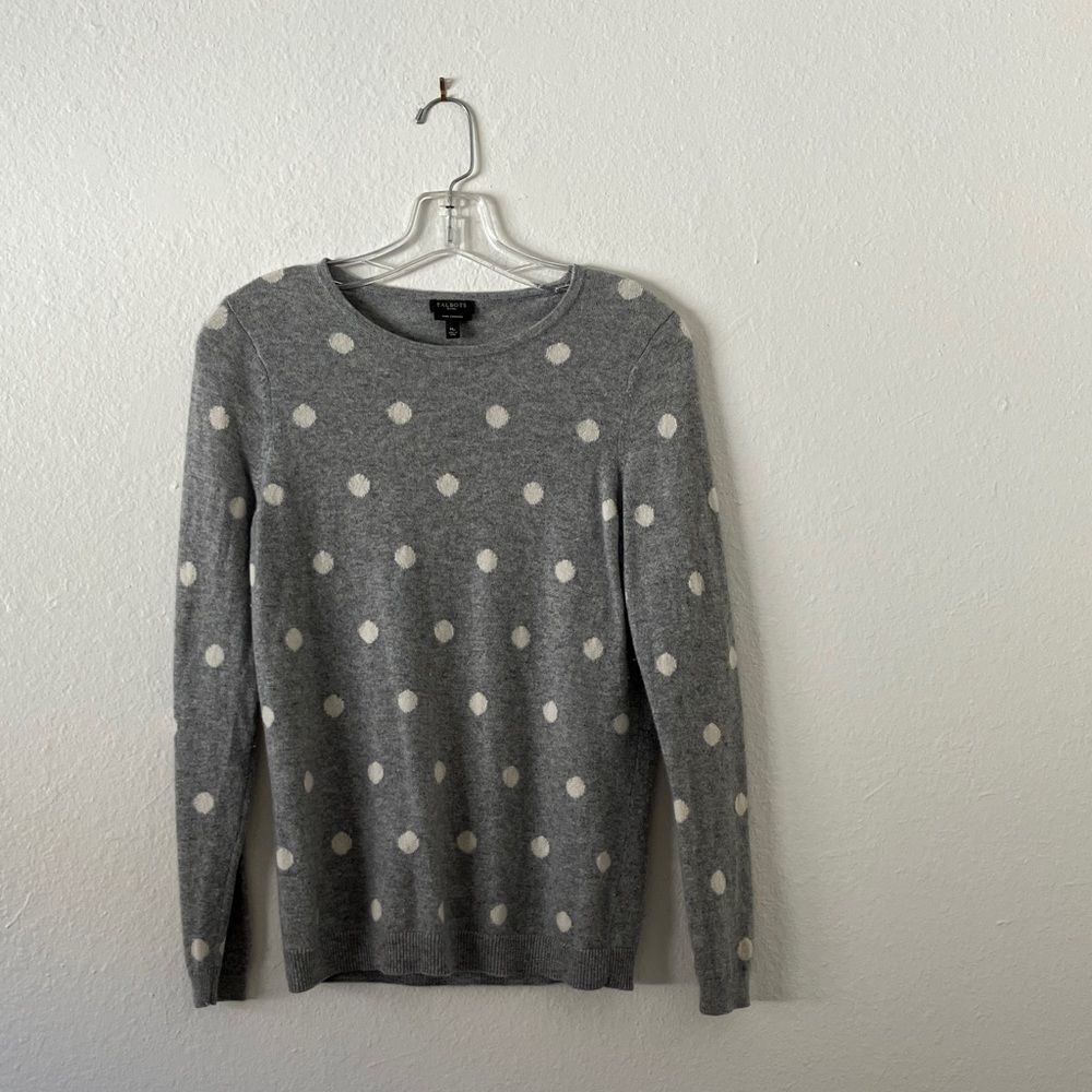 Gray Cashmere Talbots Sweater